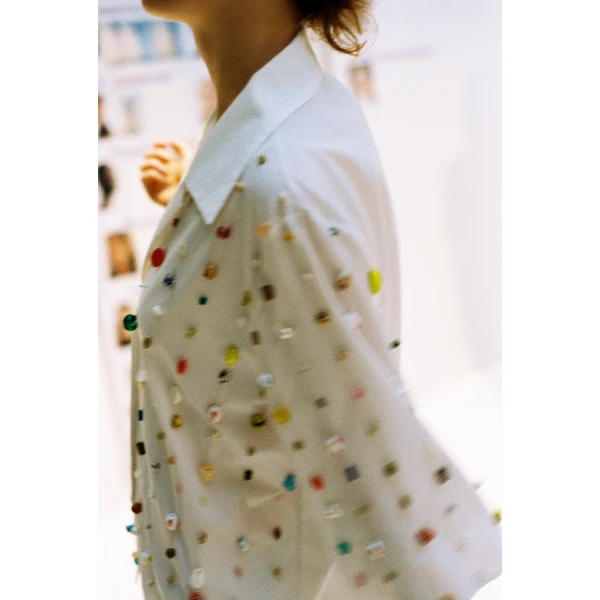 Bernadette Shirt Petit Embroidered, view 4