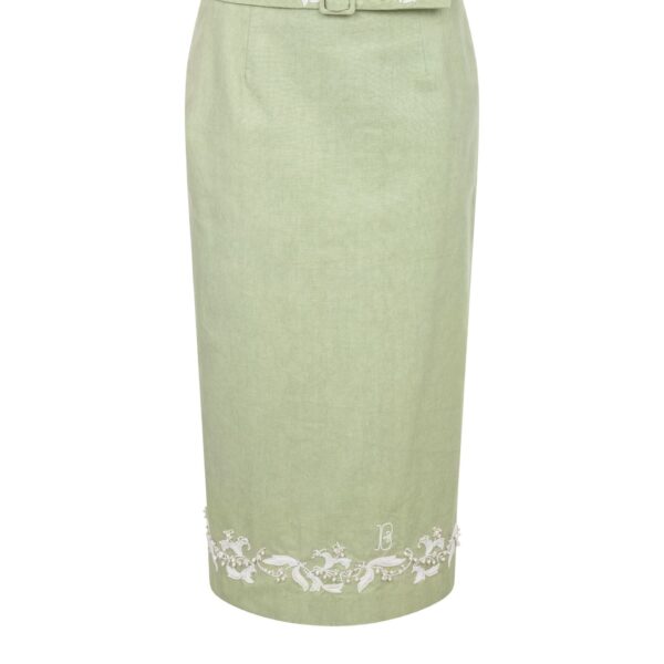 Bernadette Skirt Romy Embroidered