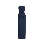 Oscar de la Renta Bow-Detailed Column Gown - Dresses - American Luxury Evening Wear at Coveti