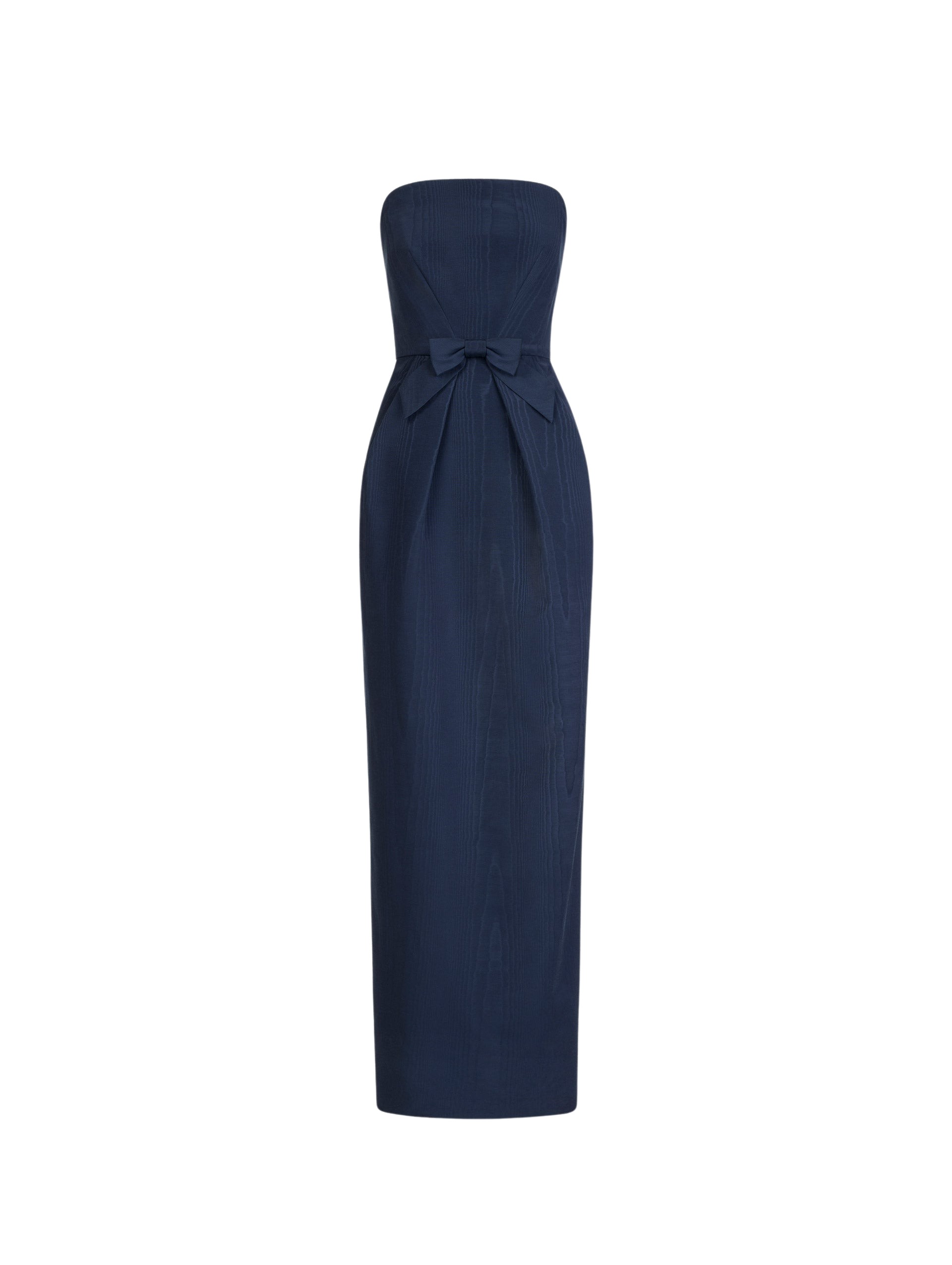 Oscar de la Renta Bow-Detailed Column Gown