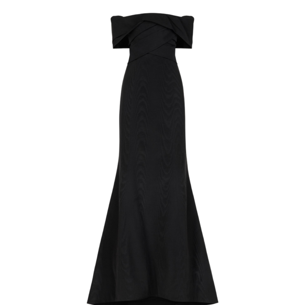 Oscar de la Renta Drape-Detailed Trumpet Gown - Dresses - American Luxury Evening Wear at Coveti
