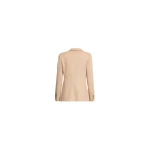 Elie Saab Drill Blazer in Brown featuring  – Luxury Designer Fashion at Coveti.