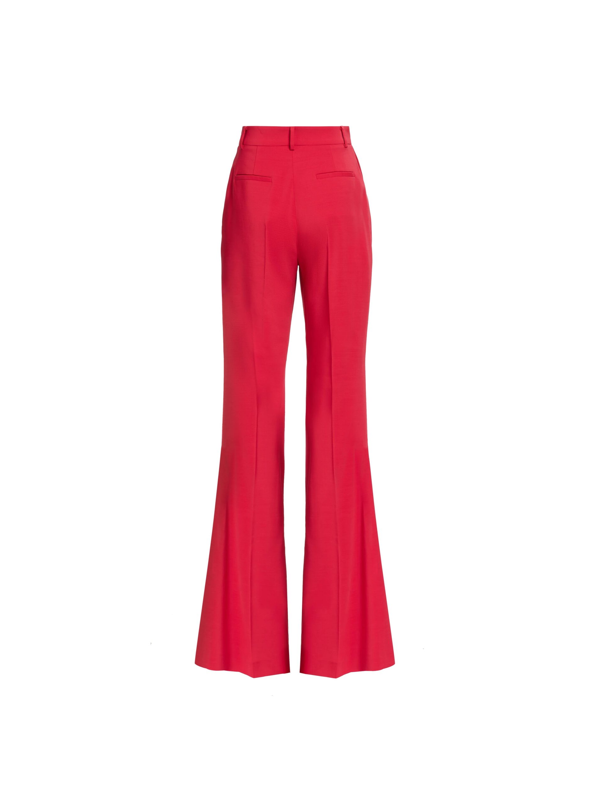 Elie Saab Flared Cady Pants Elie Saab Flared Cady Pants in Red featuring 79% Viscose