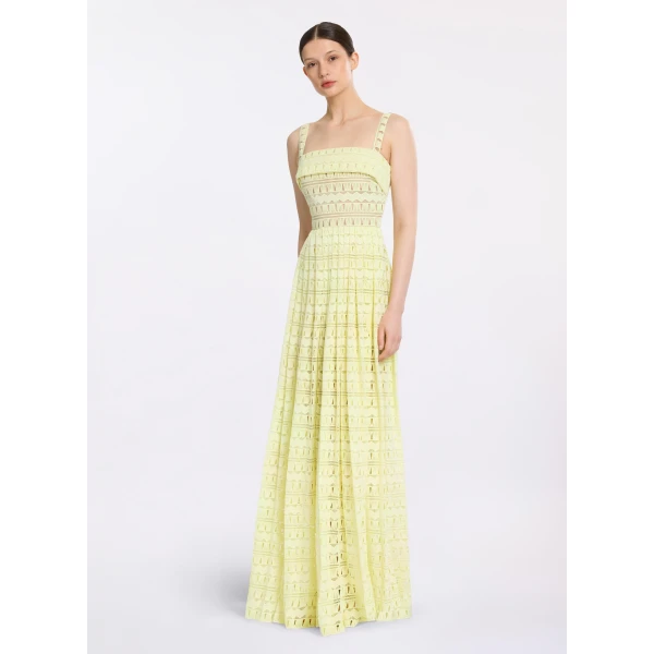 Elie Saab Macramé Long Dress, view 2