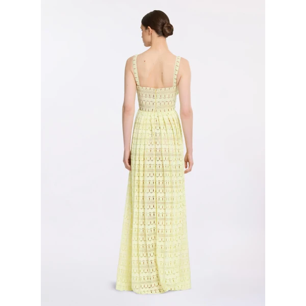 Elie Saab Macramé Long Dress, view 3
