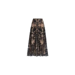 Elie Saab Sequin Embroidered Skirt in Black featuring 48% Silk