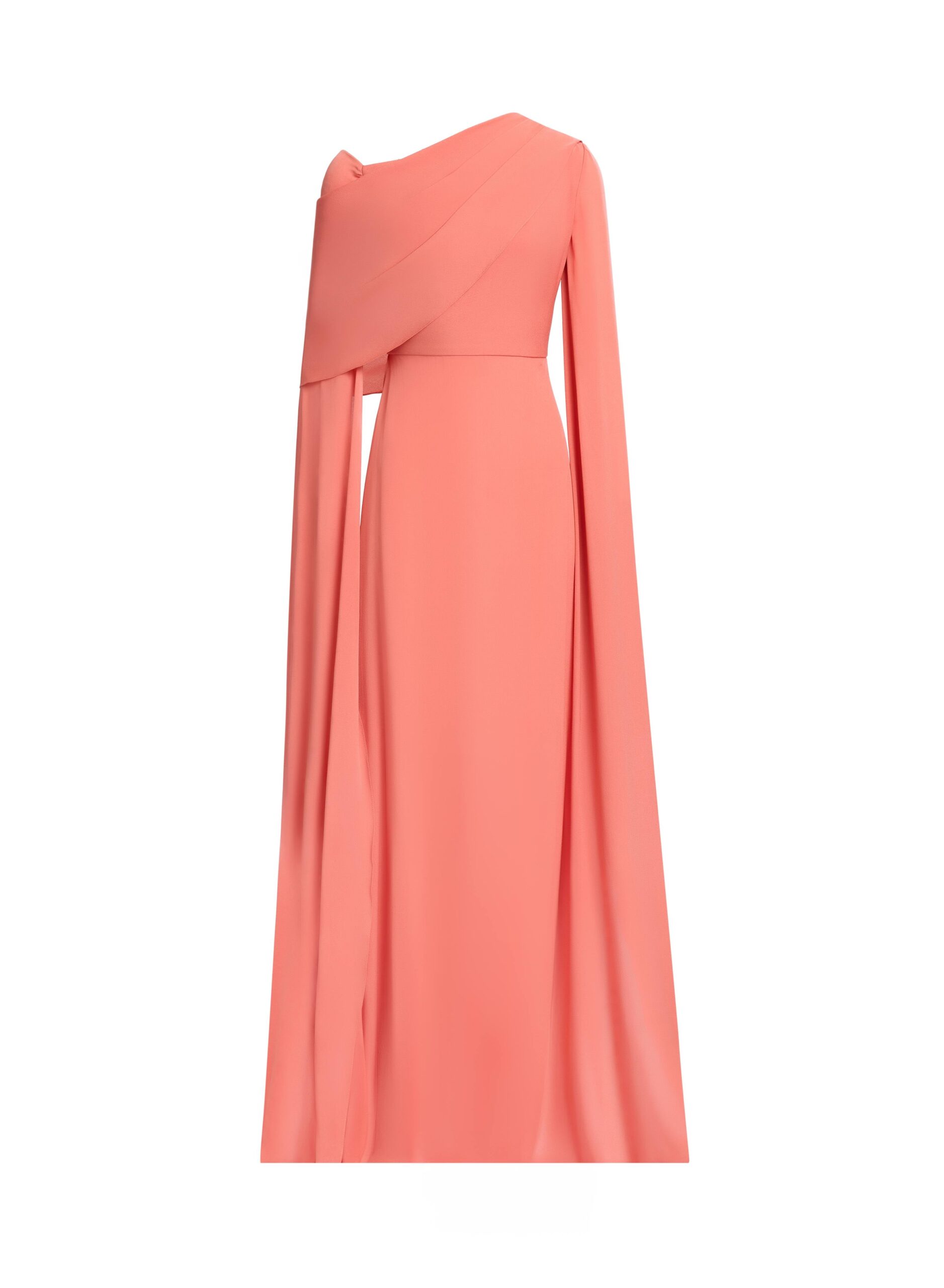 Elie Saab Silk Long Dress Elie Saab Silk Long Dress in Orange featuring 100% Silk – Luxury Designer Fashion at Coveti.
