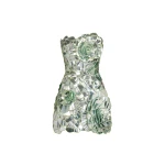 Oscar de la Renta Geometric Sequin Rosette Mini Dress - Dresses - American Luxury Evening Wear at Coveti
