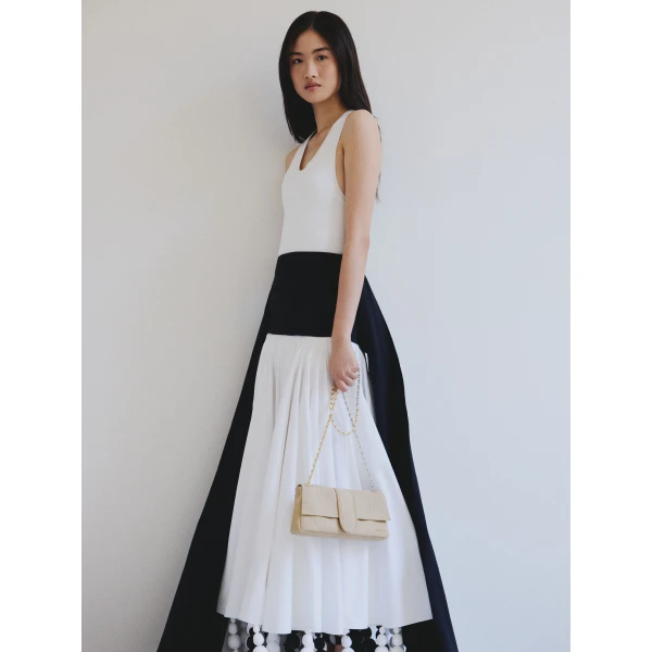 JACQUEMUS The Bambino Chaine Soft flap bag., view 2