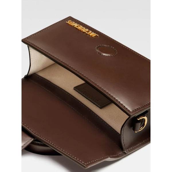JACQUEMUS The Bambino Small flap bag, view 5