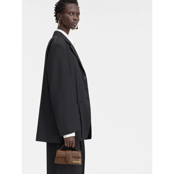 JACQUEMUS The Bambino Small flap bag, view 6