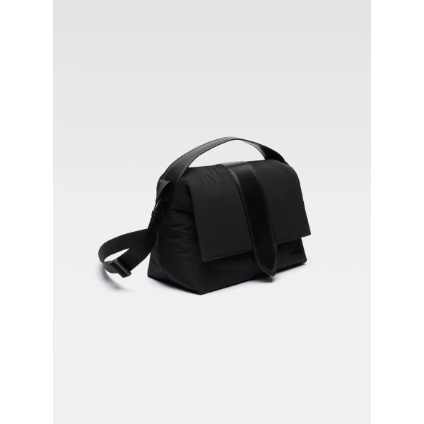 JACQUEMUS The Bambino messenger bag Mini nylon messenger bag, view 6