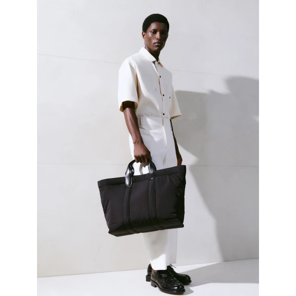 JACQUEMUS The Bambino shopper bag Nylon shopper bag., view 6