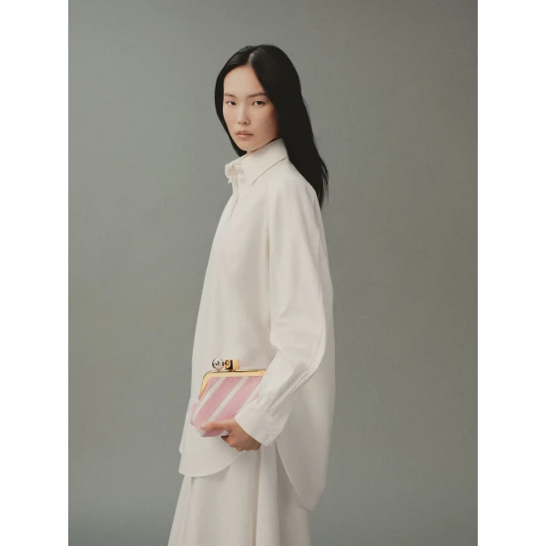JACQUEMUS The Berlingot Small clasp bag., view 2