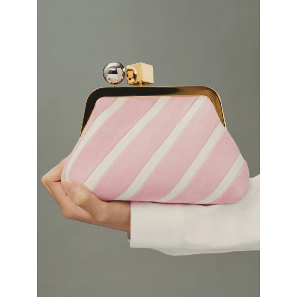 JACQUEMUS The Berlingot Small clasp bag., view 3