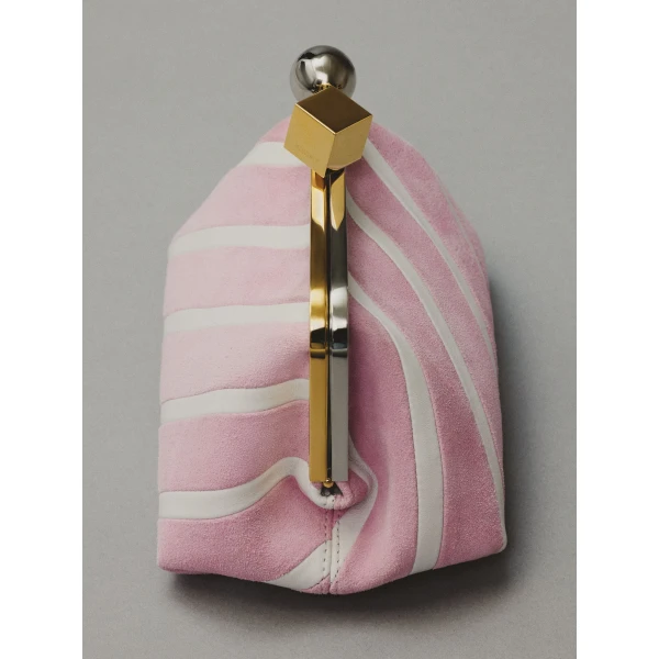JACQUEMUS The Berlingot Small clasp bag., view 4