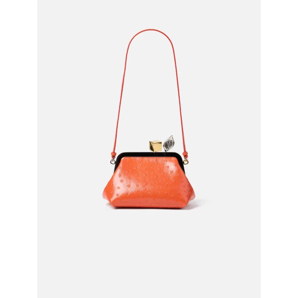 JACQUEMUS The Berlingot Orange clasp bag., view 4