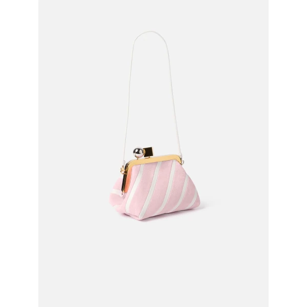 JACQUEMUS The Berlingot Small clasp bag., view 6