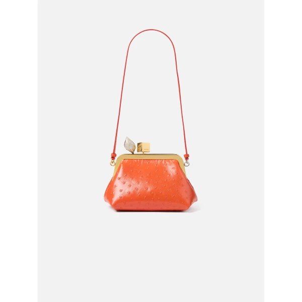 JACQUEMUS The Berlingot Orange clasp bag., view 6