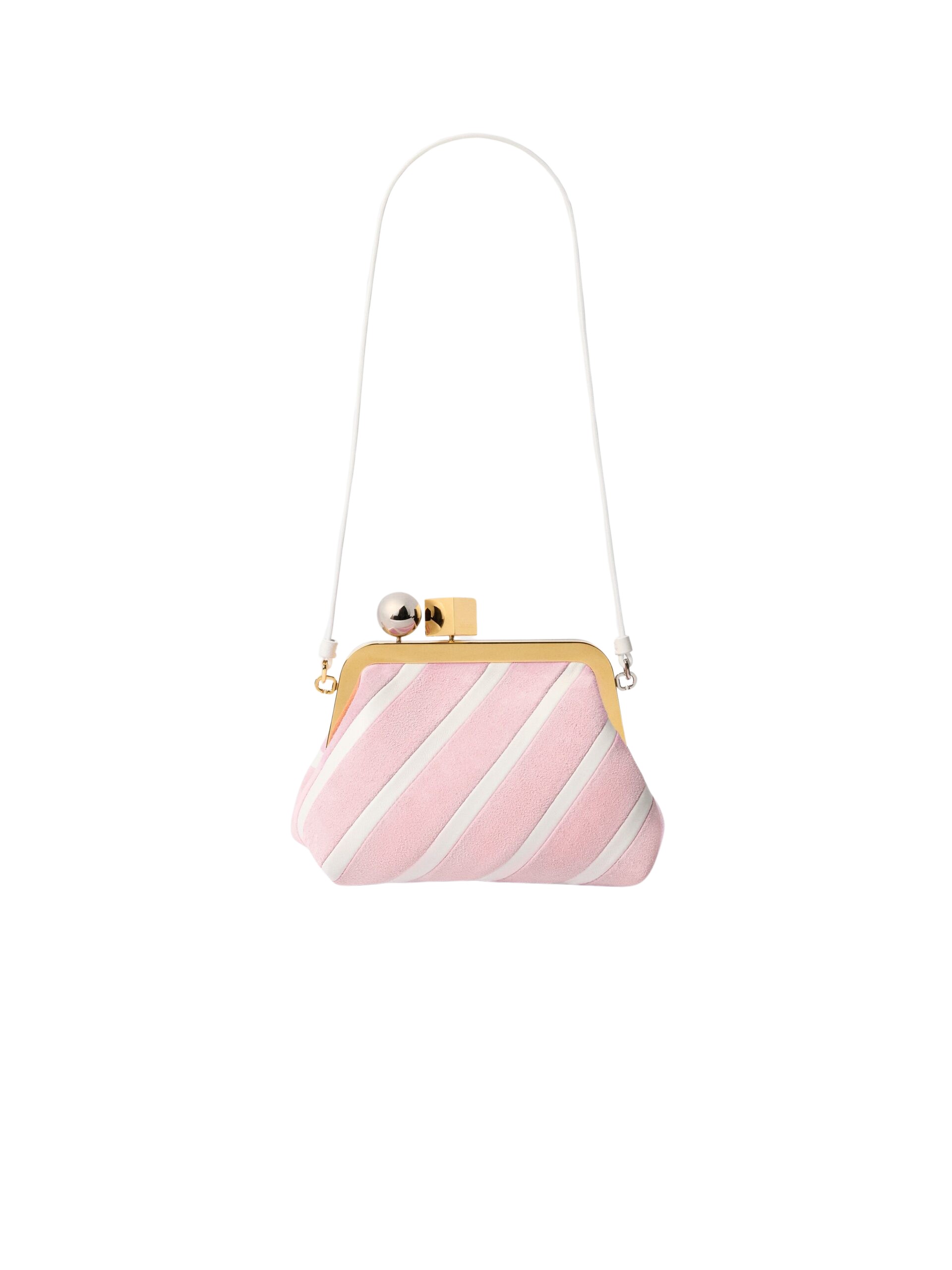 JACQUEMUS The Berlingot Small clasp bag.