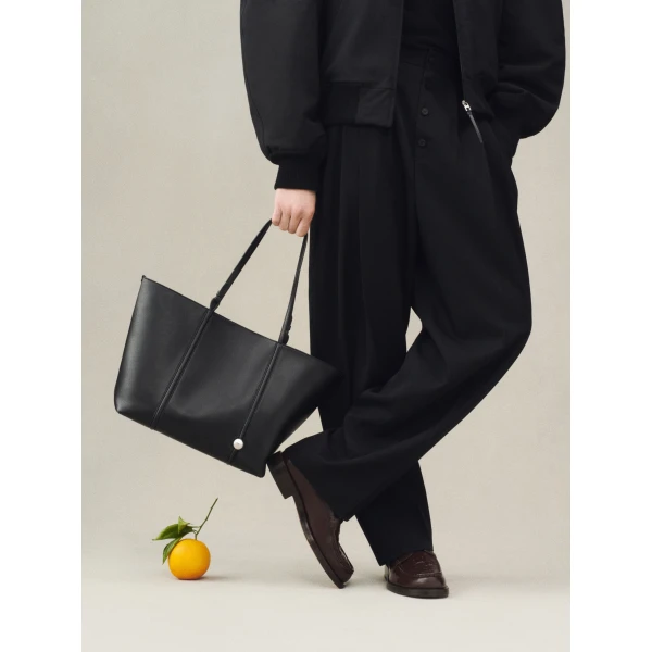 JACQUEMUS The Marino Soft leather tote bag., view 5