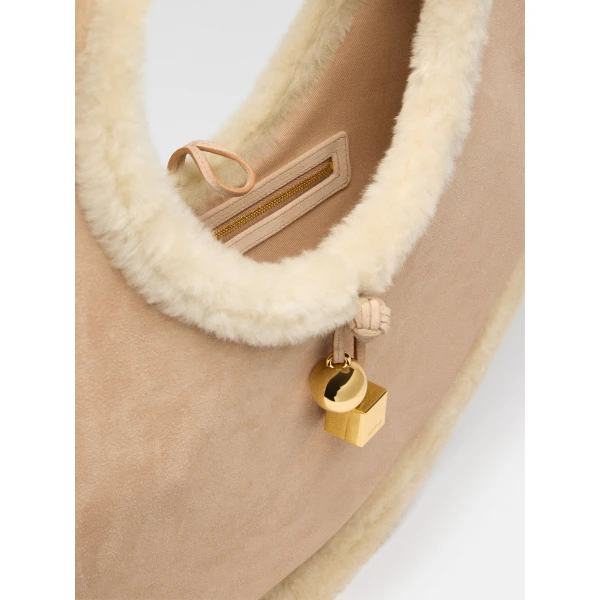 JACQUEMUS The Rond Round basket bag., view 6