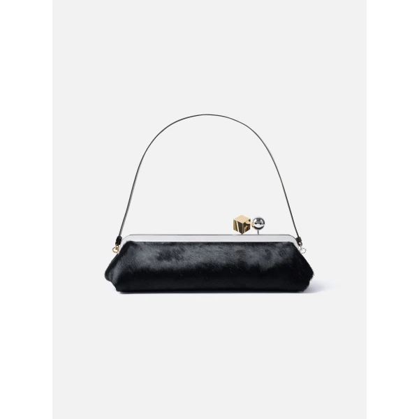 JACQUEMUS The Salon Clutch Long clasp bag., view 4