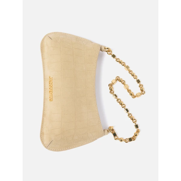JACQUEMUS The Small Bisou Chaine Chain shoulder bag., view 5