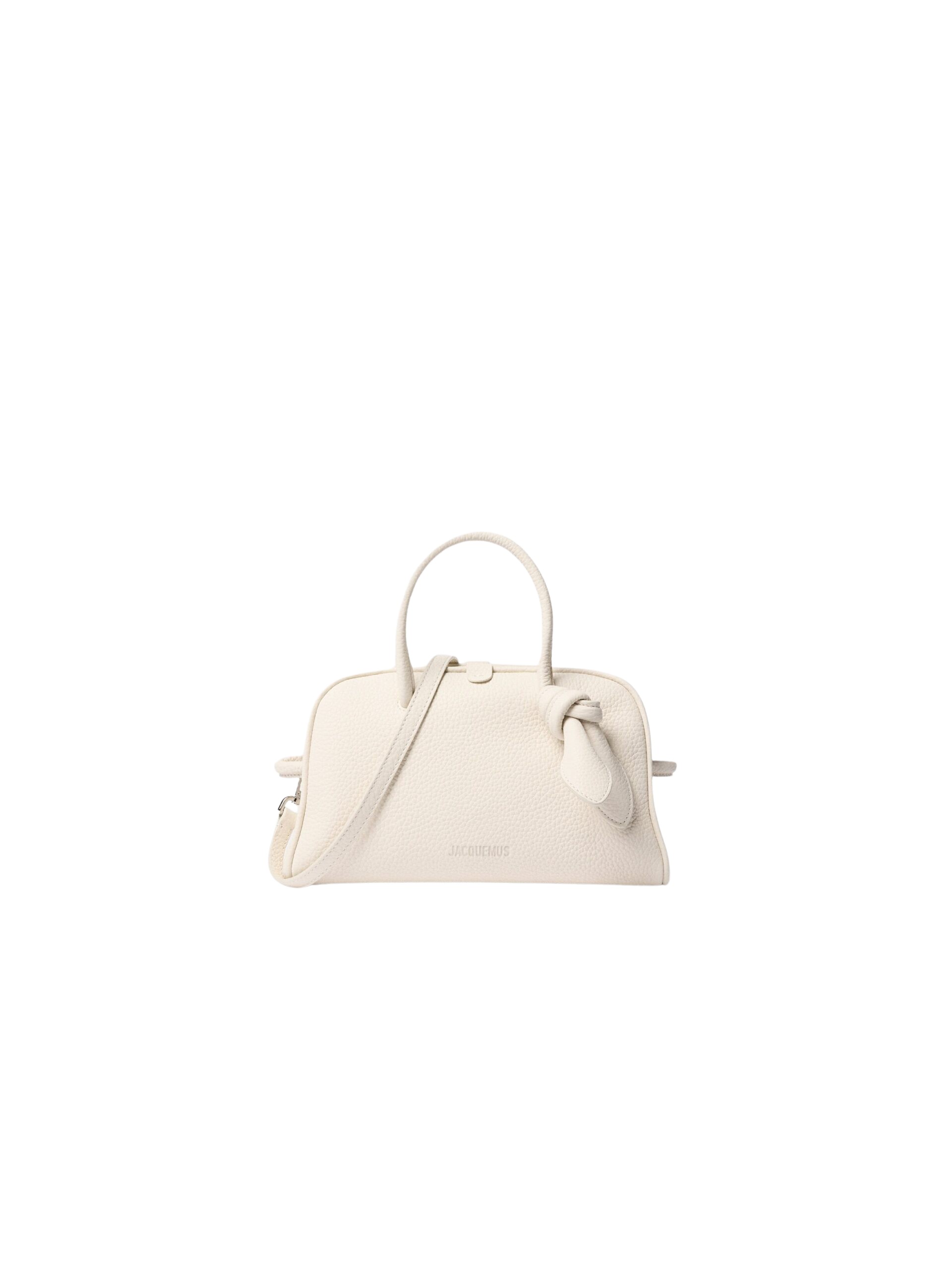 JACQUEMUS The Small Turismo Small soft bowling bag.