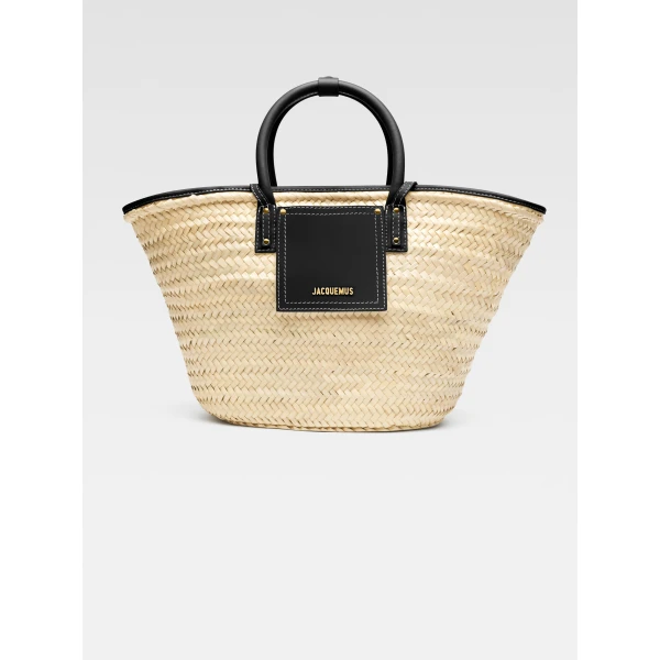 JACQUEMUS The Soli basket Beach basket bag., view 5