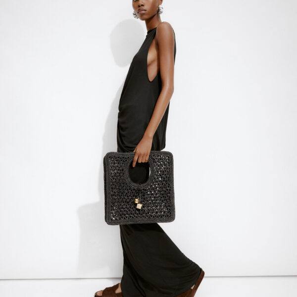 Jacquemus The Spiaggia small square bag - Jacquemus Totes & Top-Handle Bags - Le Chiquito Style - Shop at Coveti