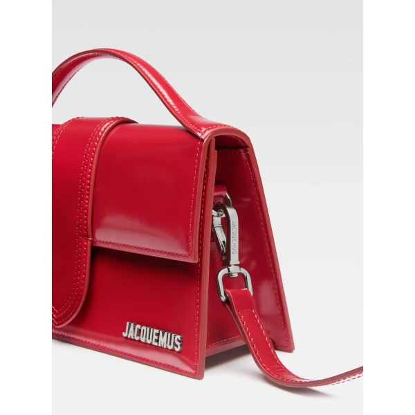 JACQUEMUS The large Bambino Crossbody flap bag, view 4