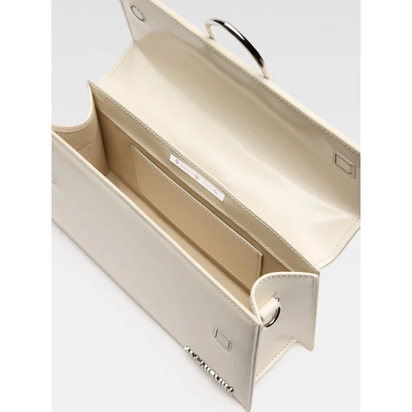 JACQUEMUS The large Bambino Cross-body metal flap bag., view 5