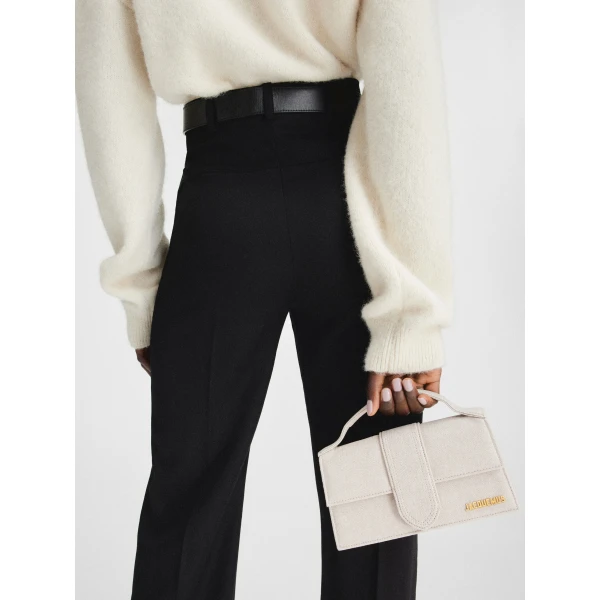 JACQUEMUS The large Bambino Crossbody flap bag, view 6