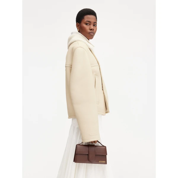 JACQUEMUS The large Bambino Crossbody flap bag, view 6