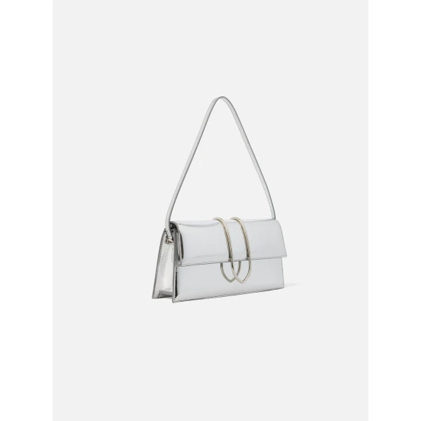 JACQUEMUS The long Bambino Long metal flap bag., view 4