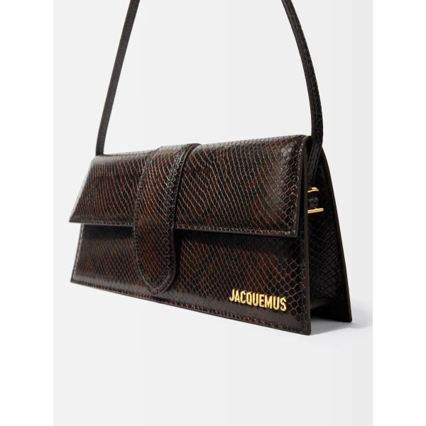 JACQUEMUS The long Bambino Long metal flap bag., view 4