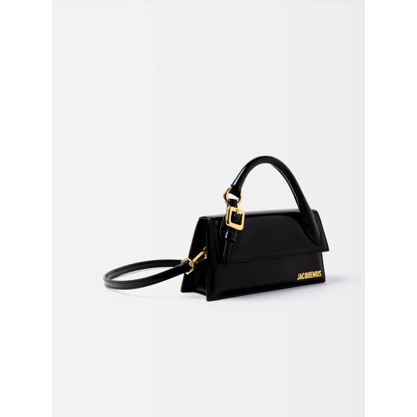 JACQUEMUS The long Chiquito with buckle Long leather handbag., view 2