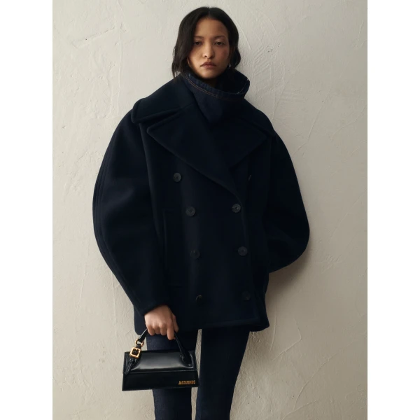 JACQUEMUS The long Chiquito with buckle Long leather handbag., view 6