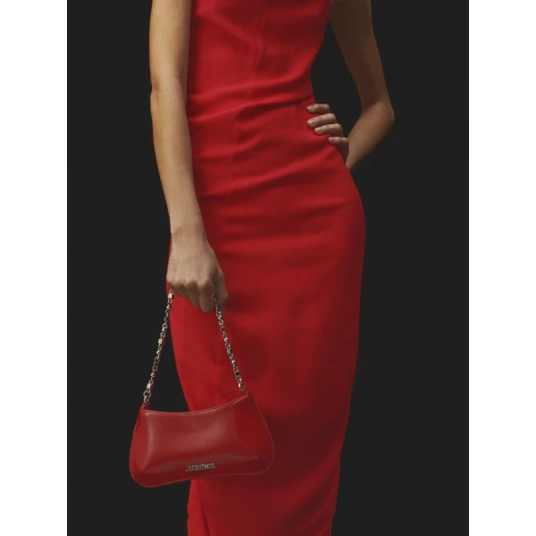 JACQUEMUS The mini Bisou Small shoulder bag., view 4