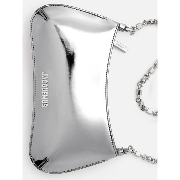 JACQUEMUS The mini Bisou Small shoulder bag, view 4