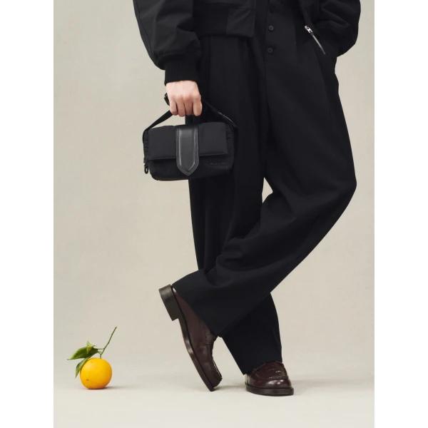 JACQUEMUS The small Bambino messenger bag Mini nylon messenger bag., view 5