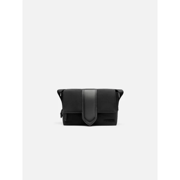 JACQUEMUS The small Bambino messenger bag Mini nylon messenger bag., view 6