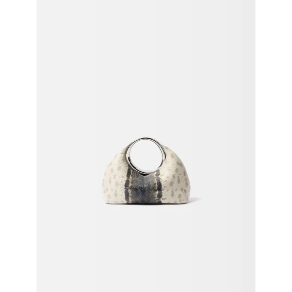 JACQUEMUS The small Calino Mini ring handbag., view 3