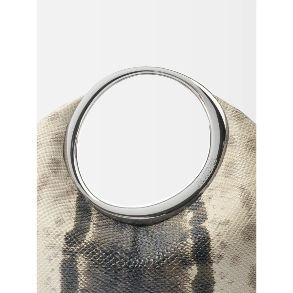 JACQUEMUS The small Calino Mini ring handbag., view 4
