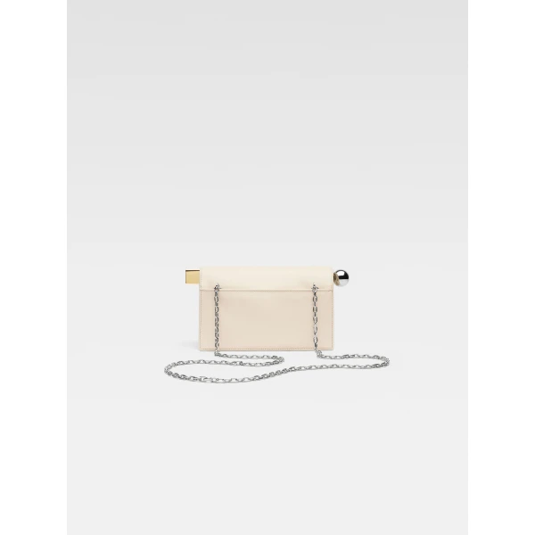 JACQUEMUS The small Rond Carré clutch, view 3