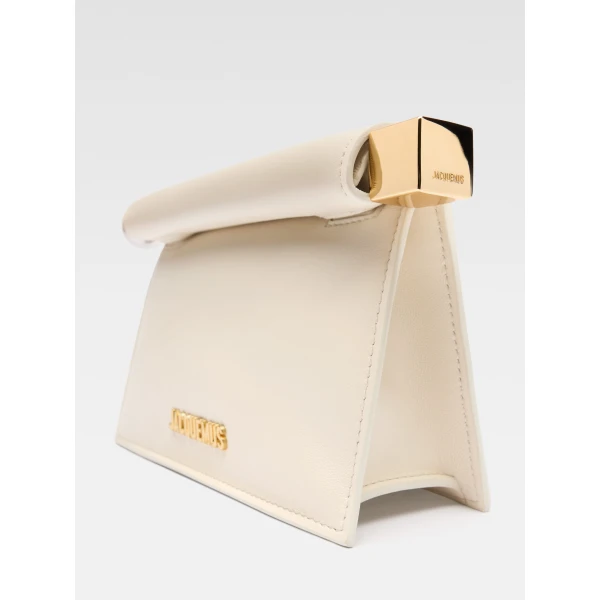 JACQUEMUS The small Rond Carré clutch, view 4
