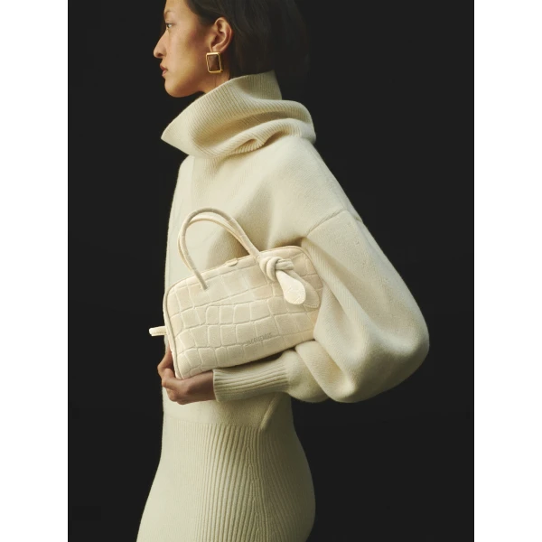 JACQUEMUS The small Turismo Small soft bowling bag., view 6