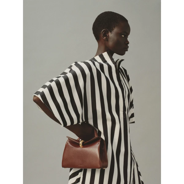 JACQUEMUS The small Valérie Small soft leather bag., view 2
