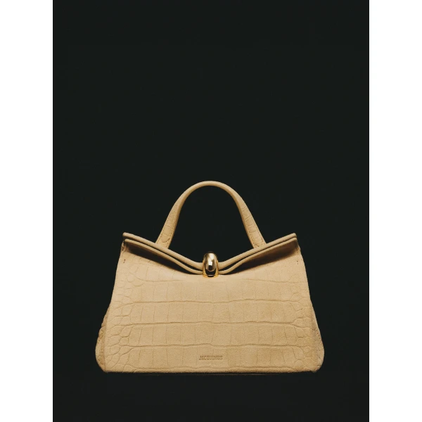 JACQUEMUS The small Valérie Small soft leather bag., view 4